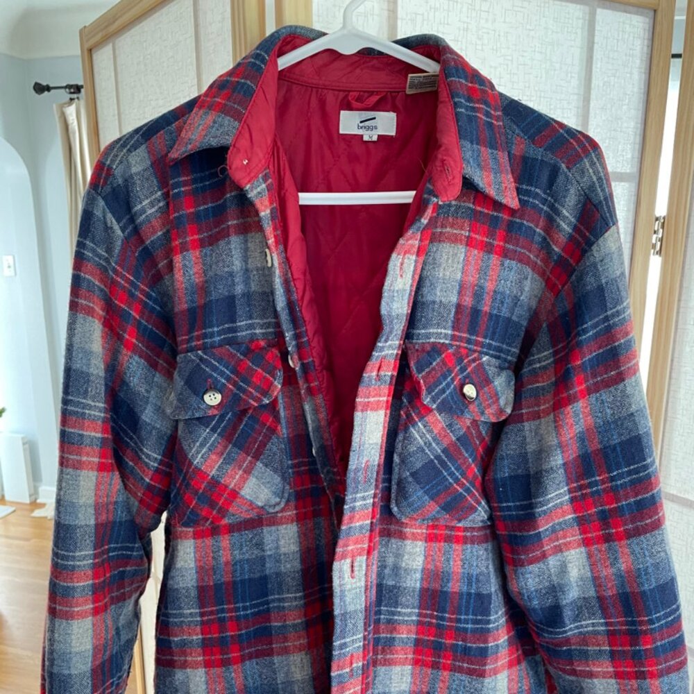 Briggs wool blend lined shirt jacket